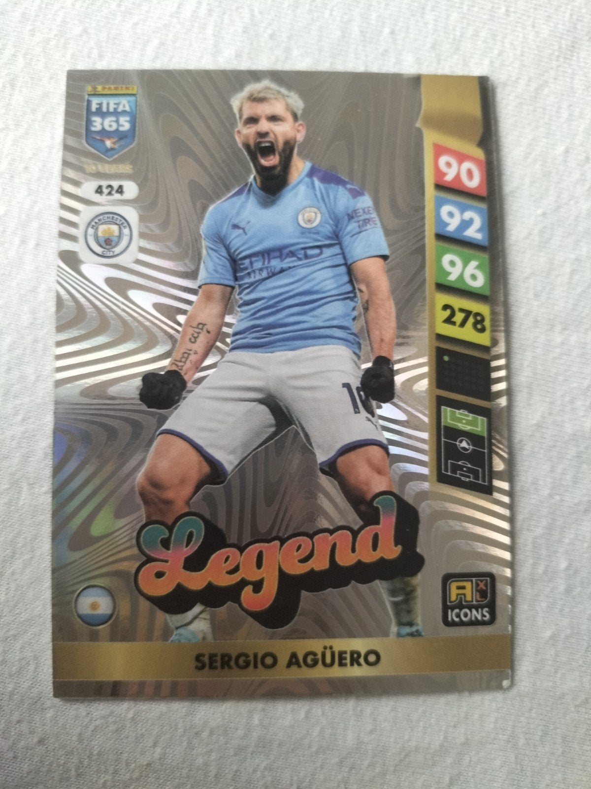 FIFA 365 Adrenalyn XL Sergio Agüero Legend kaart, Ophalen of Verzenden