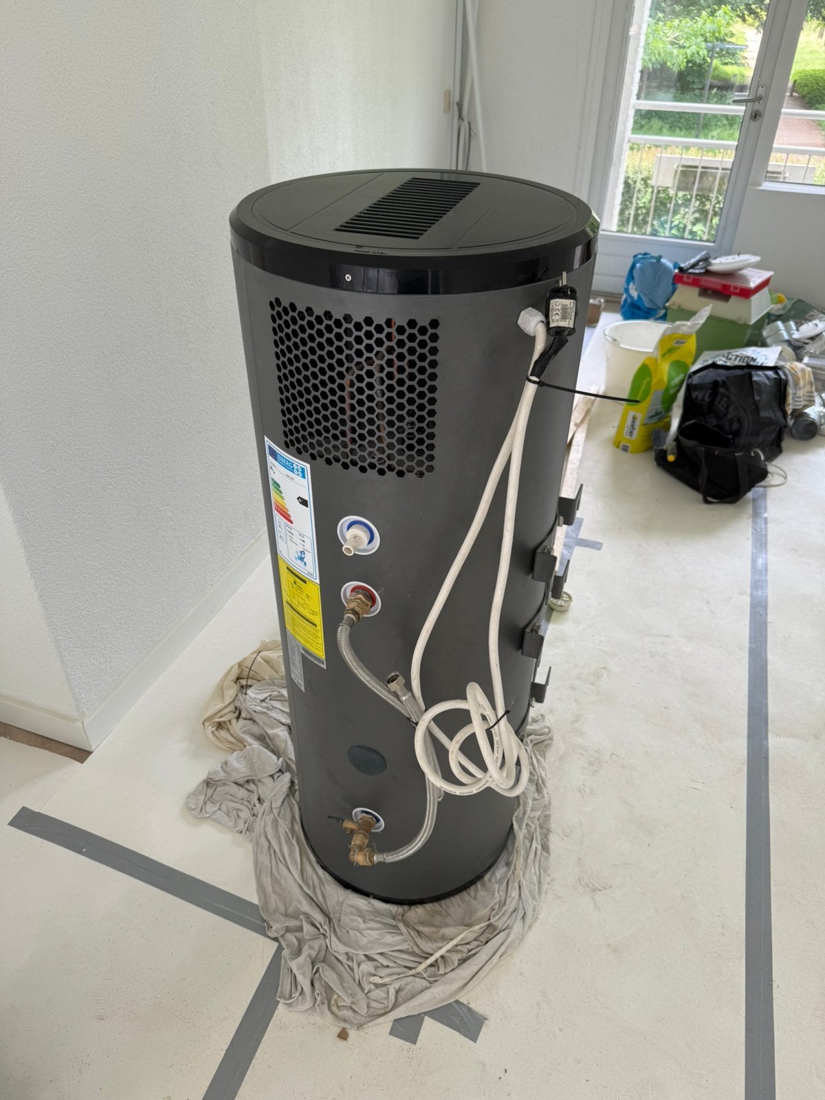 Climalutions DHW-100V warmtepompboiler (100 liter), Ophalen, 100 liter of meer, Boiler, Minder dan 3 jaar oud