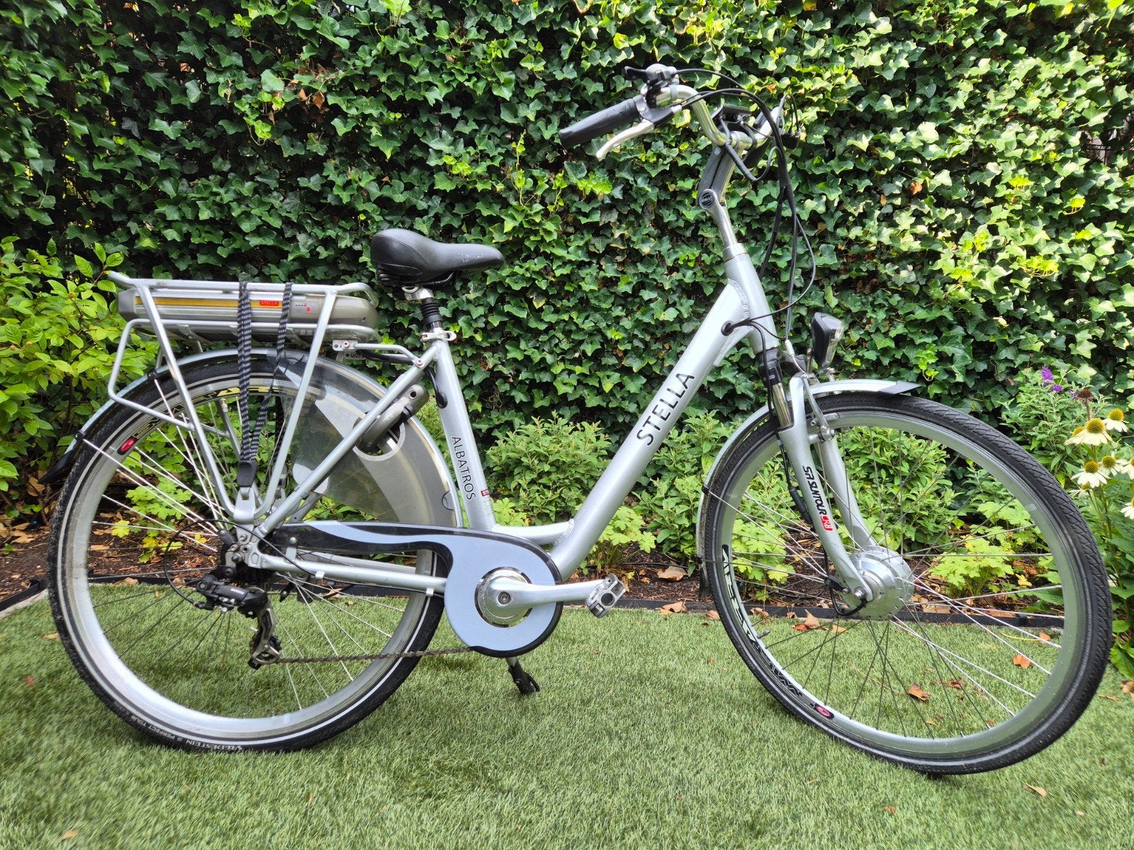 Stella Albatros elektrische damesfiets – slechts 3910 km, Fietsen en Brommers, Elektrische fietsen, 47 tot 51 cm, Ophalen, Gebruikt