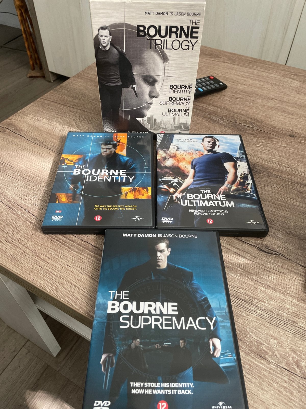 The Bourne Trilogy DVD Boxset - Actiethriller met Matt Damon, Engels, Nederlands, Actiethriller, Ophalen of Verzenden