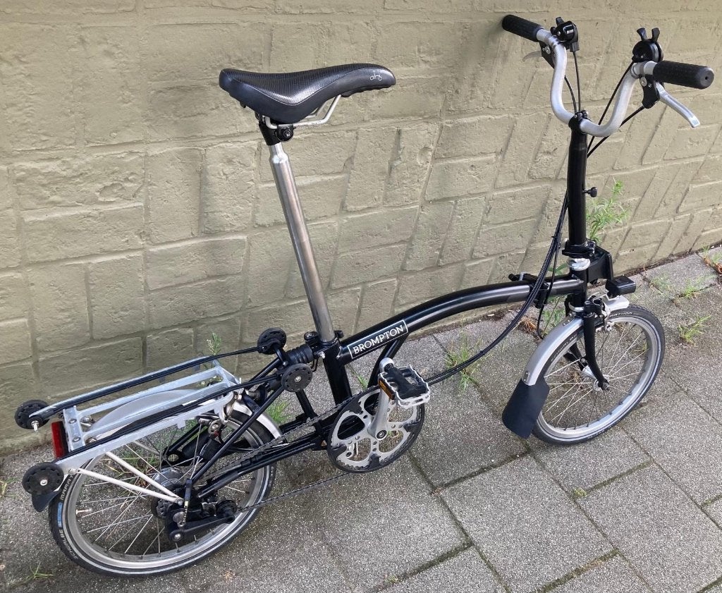 Brompton met 6 versnellingen C-Line M6R in perfecte staat, Ophalen, Brompton, 16 tot 18 inch, Versnellingen