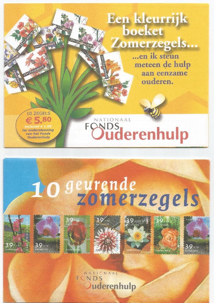 Zomerzegels Nederland bloemen postfris, Postzegels en Munten, Ophalen of Verzenden, Na 1940, Postfris