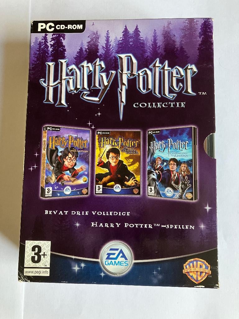harry potter collection 3 spellen box PC GAME, Avontuur en Actie, 1 speler, Ophalen of Verzenden, Zo goed als nieuw