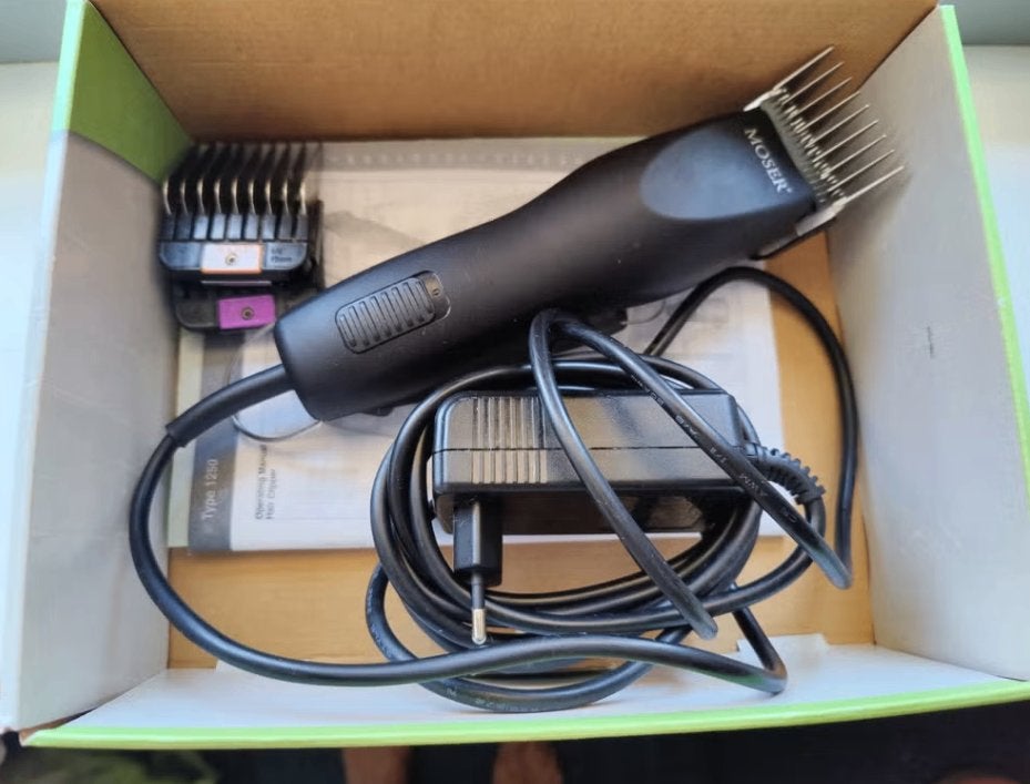 Moser Max50 professionele hondentondeuse Tondeuse voor Hond, Moser, Ophalen of Verzenden, Zo goed als nieuw, Tondeuse