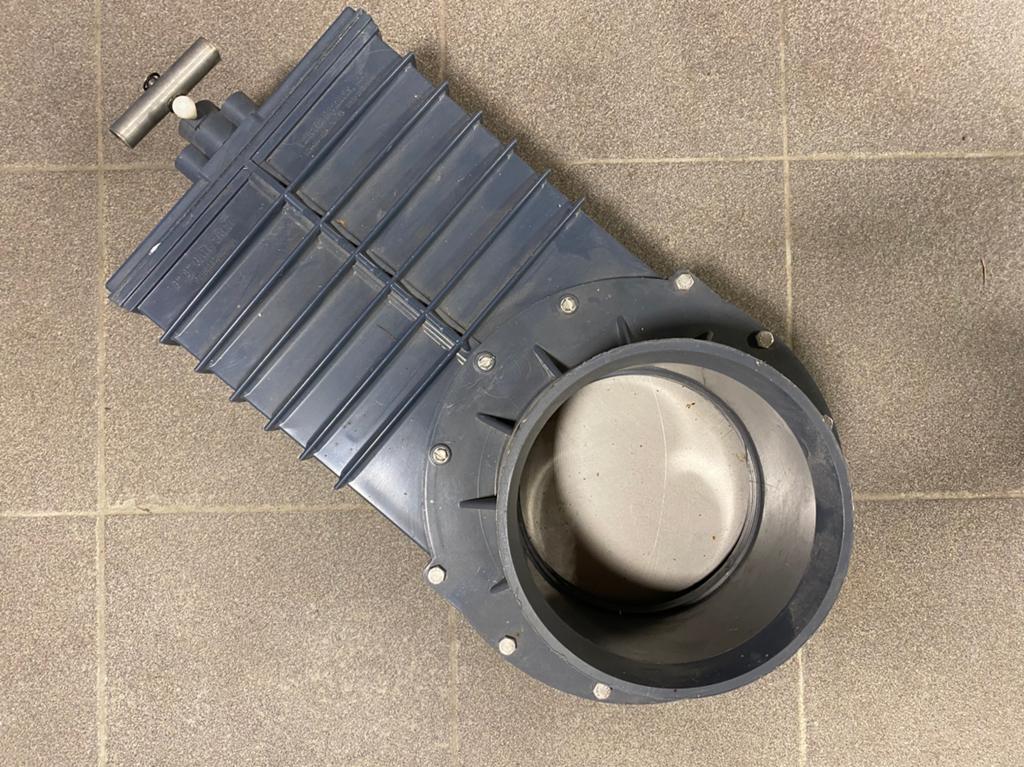Schuifkraan 160mm Valterra, Pvc, Overige typen, Nieuw, Ophalen of Verzenden