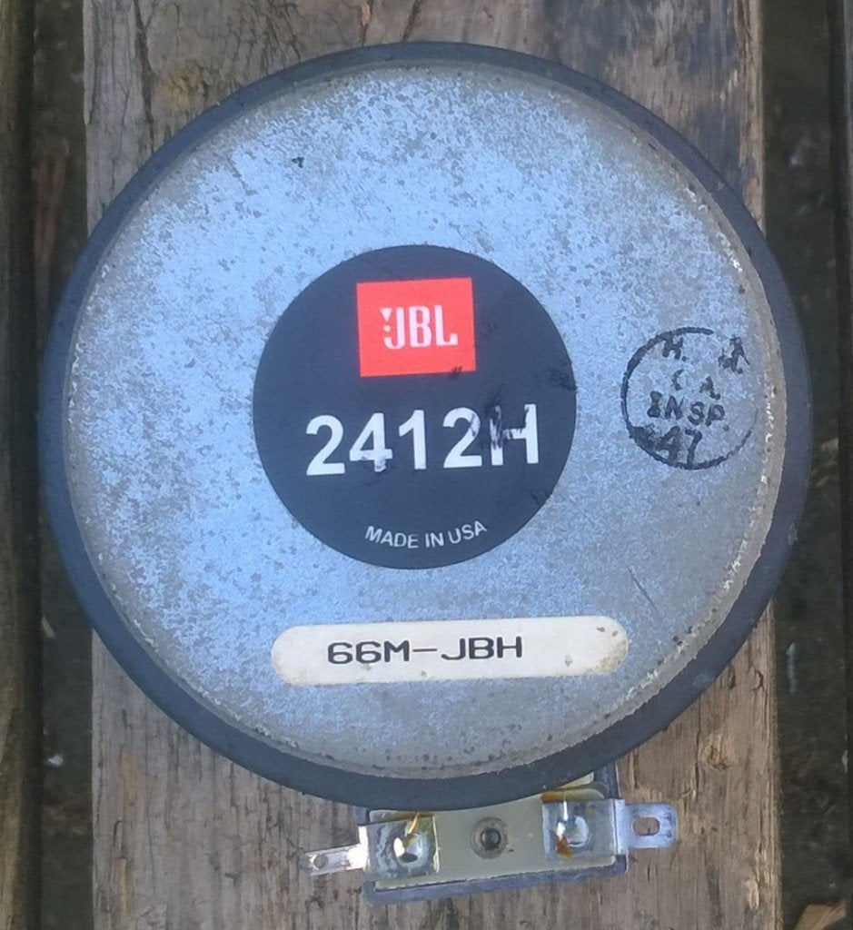 Tweeter JBL 2412-H, Overige typen, Ophalen of Verzenden, Zo goed als nieuw, Nb