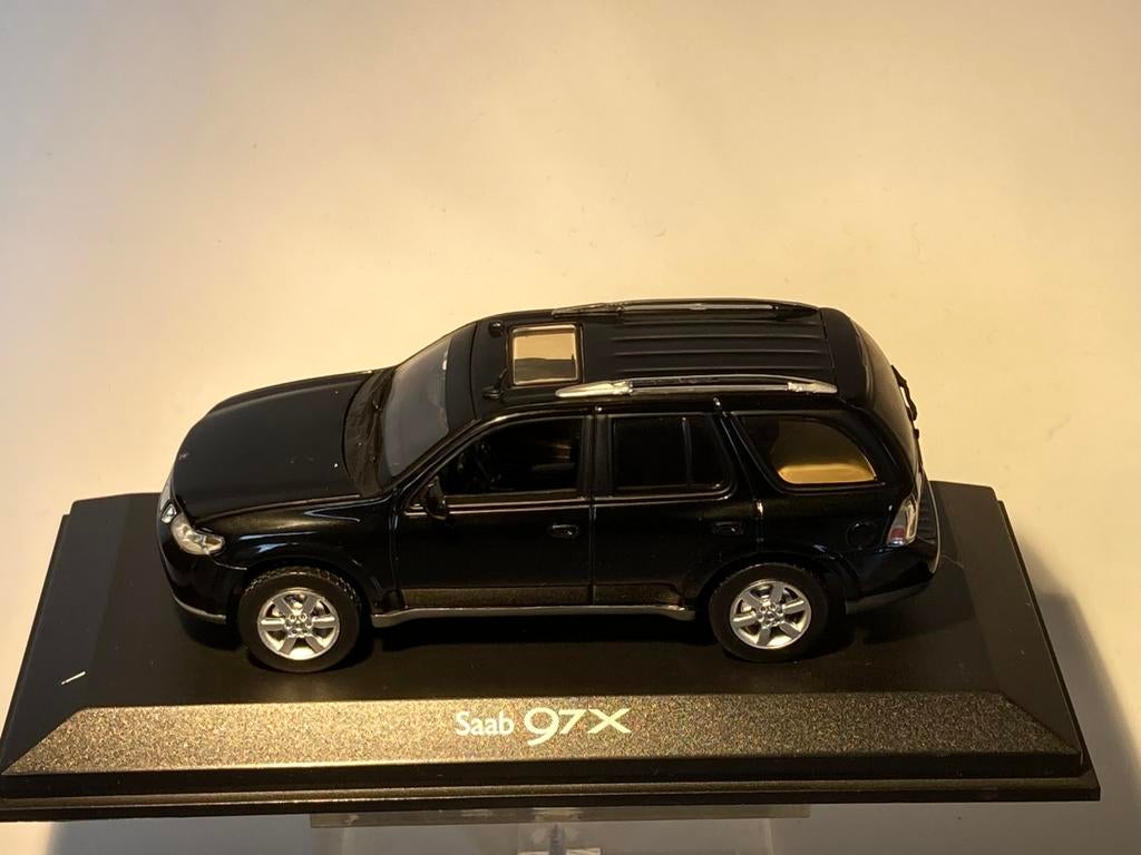 Saab 9-7 X zwart 2007, Hobby en Vrije tijd, Modelauto's | 1:43, Ophalen of Verzenden, Nieuw, Auto, Norev