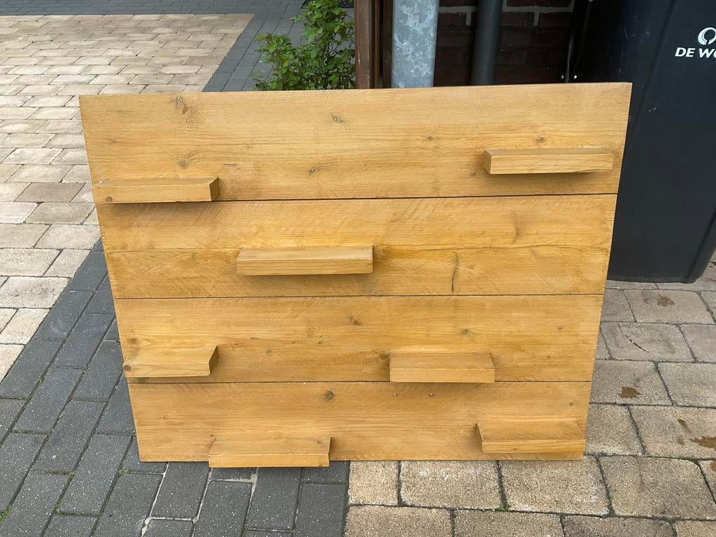 Eiken wandbord, Ophalen of Verzenden, Gebruikt, Hout