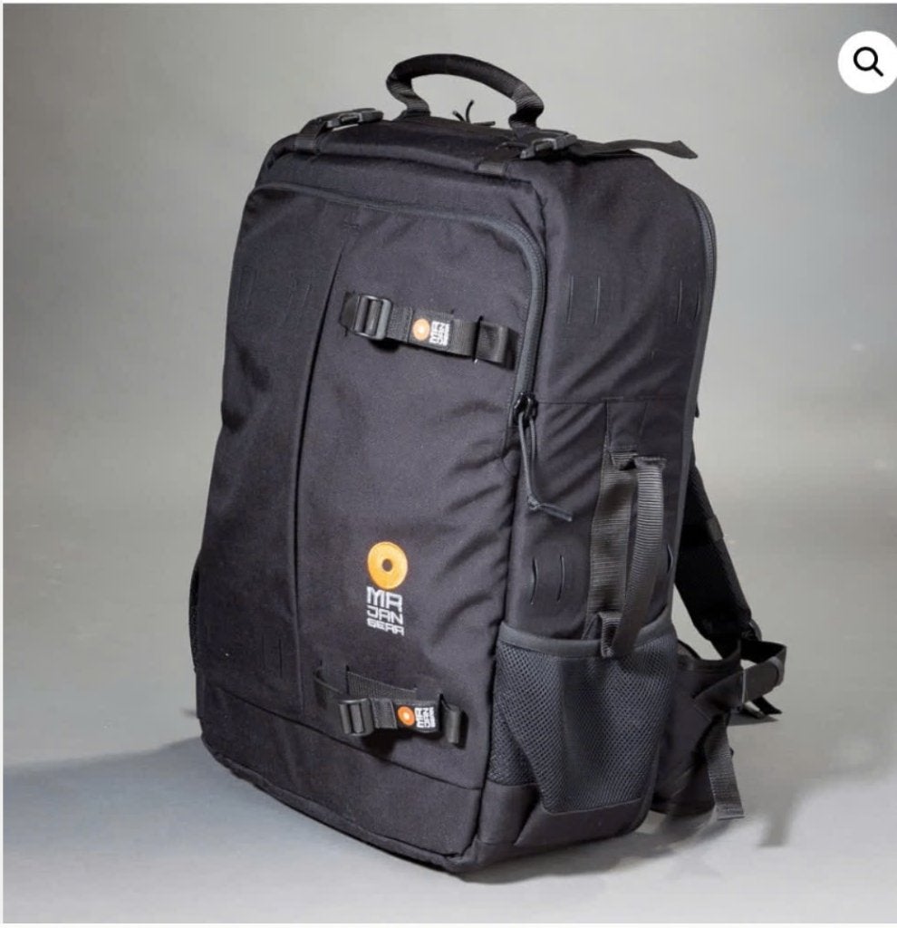 MR Jan Gear Boris IV Backpack fototas rugtas zwart, Rugtas, Zo goed als nieuw, Zijvakken, Zwart