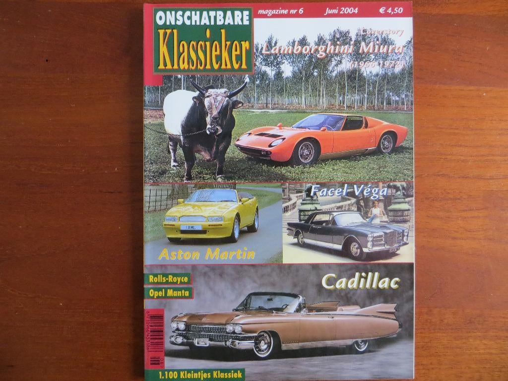 Onschatbare Klassieker 6 2004 Lamborghini Miura (1966-19'72), Ophalen of Verzenden, Nieuw, Peugeot
