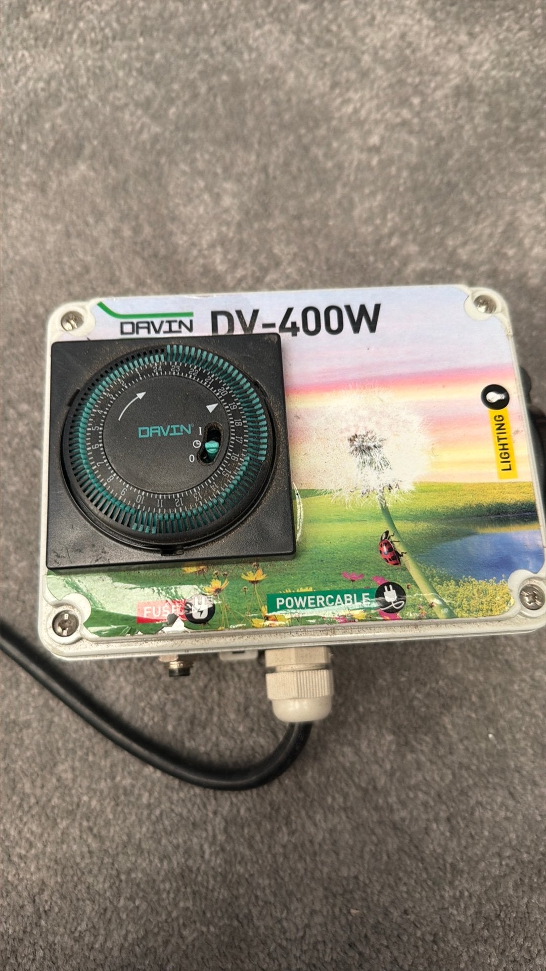 Davin DV-400W Schakelaar met Timer, Ophalen of Verzenden, Gebruikt, Schakelaar