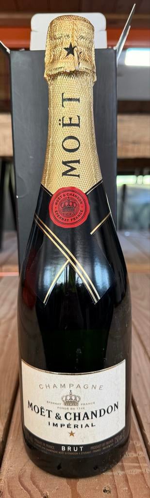 4 flessen Moët & Chandon Imperial Brut Champagne, Ophalen of Verzenden, Zo goed als nieuw, Frankrijk, Champagne