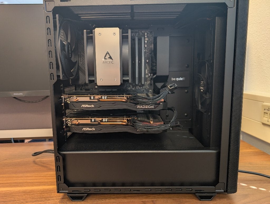 workstation PC | Ryzen 9600X | 2x RX 7600 | 32GB, 32 GB, Custom Build, Nieuw, Gaming