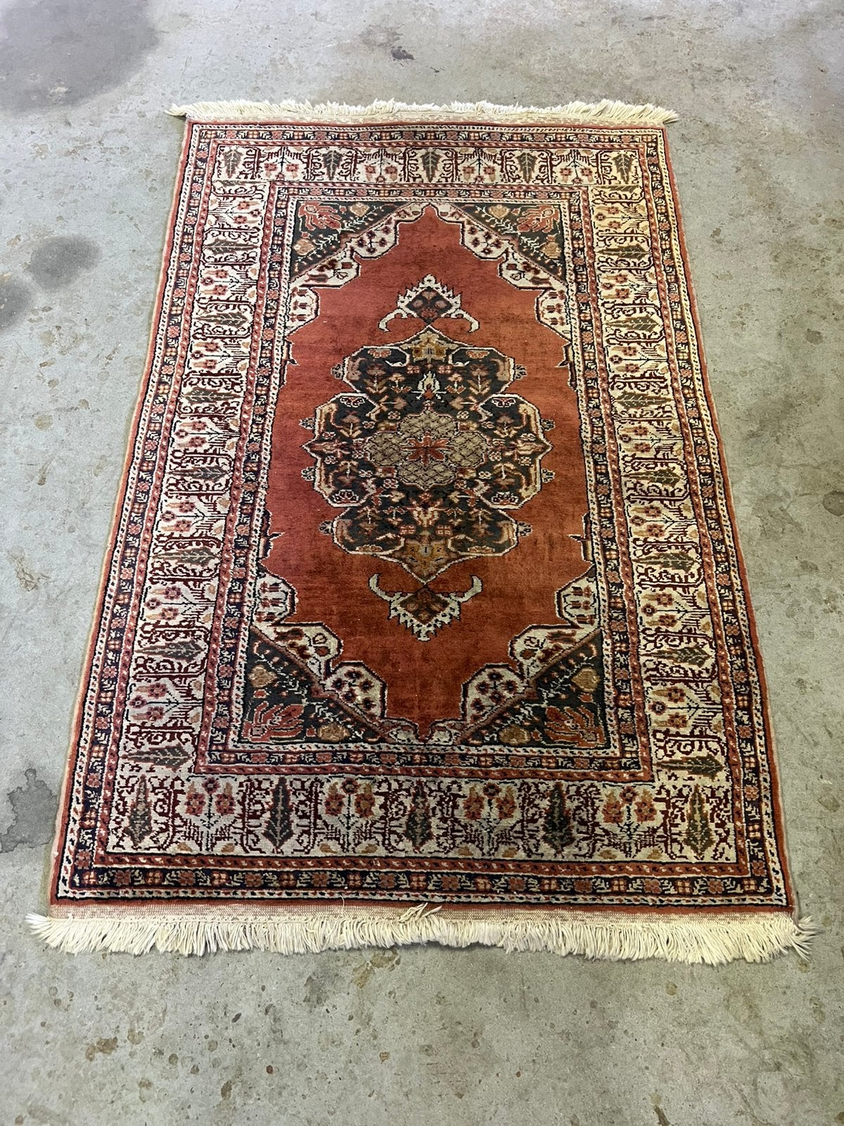 Mooi Handgeknoopt Oosters Perzisch Tapijt. 140 x 86 cm, Ophalen, 100 tot 150 cm, 50 tot 100 cm, Zo goed als nieuw