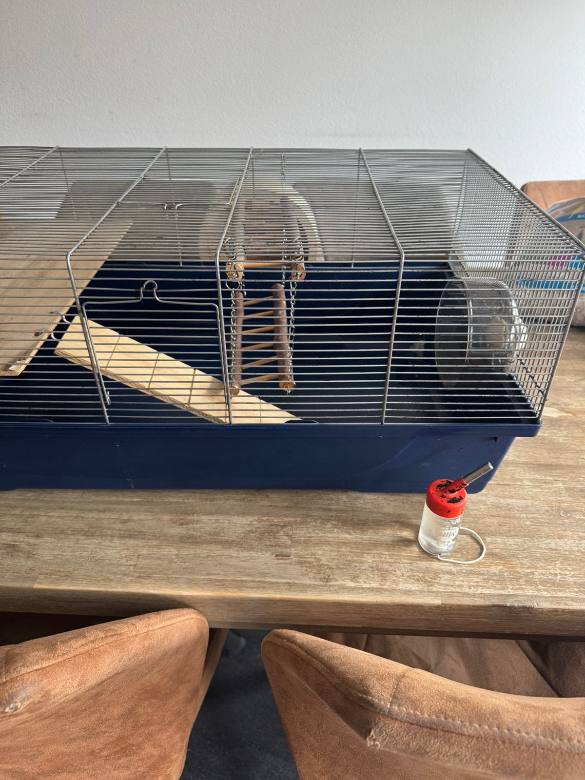 Grote hamsterkooi incl speeltjes en voer, Kooi, Gebruikt, Hamster, 75 tot 110 cm
