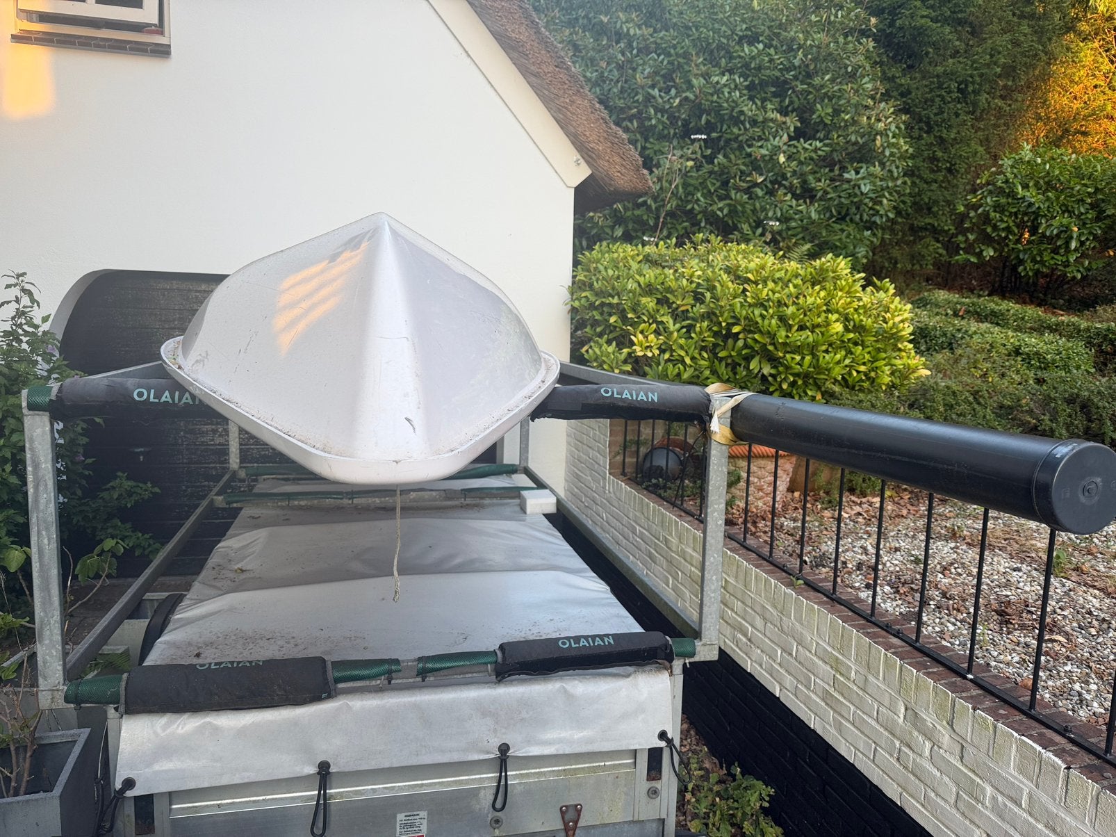 Volledige Element 6 ilca set te koop met kar, Watersport en Boten, Ophalen, Gebruikt, Minder dan 15 m²