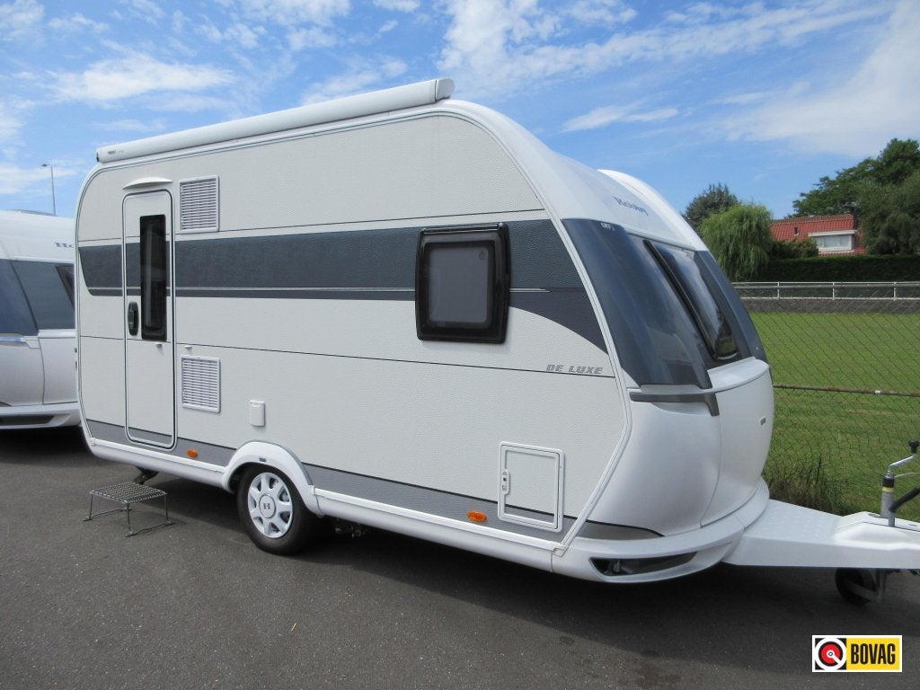 Hobby De Luxe 400 SF + Mover/ Thule luifel, Hobby, Kleine zit, Tot en met 3, Overige typen