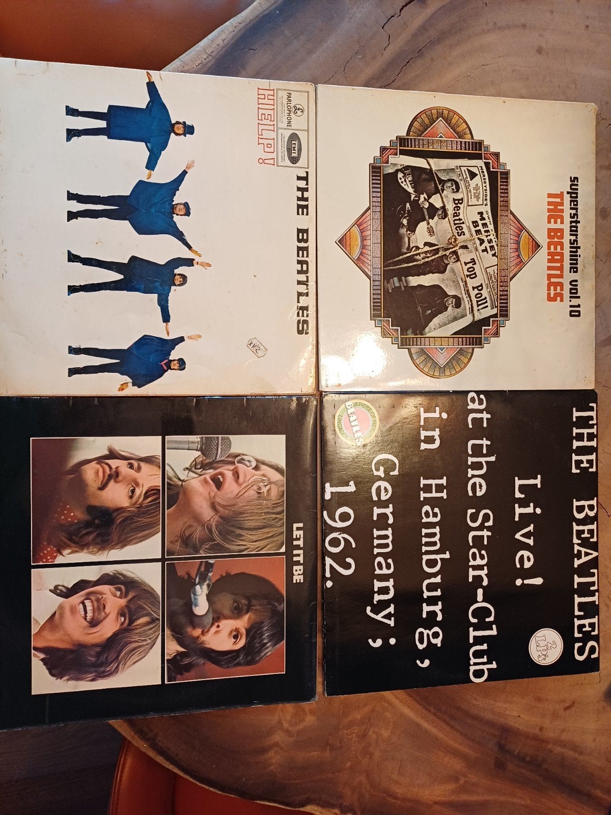 The Beatles LP's: Help!, Let It Be, SuperSunshine, Star-Club, LP, Gebruikt, Pop, Ophalen of Verzenden