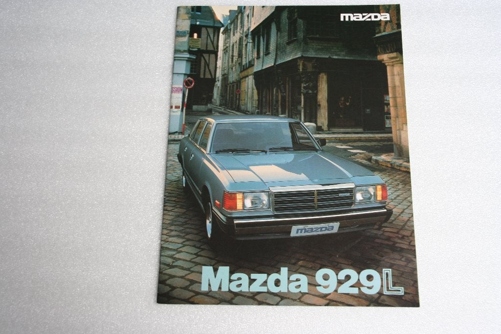 Folder Mazda 929L (01-1980) (39), Ophalen of Verzenden, Nieuw, Mazda
