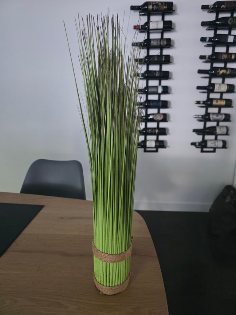 Decoratieve siergras - 60cm hoog, Groen, Kunststof, Ophalen of Verzenden, Landelijk