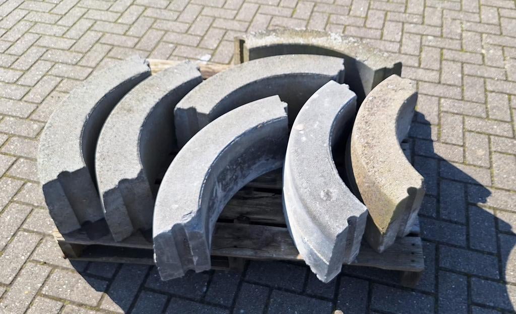 Trottoir bochtbanden, Tuin en Terras, Tegels en Klinkers, Ophalen of Verzenden, Beton, Overige typen