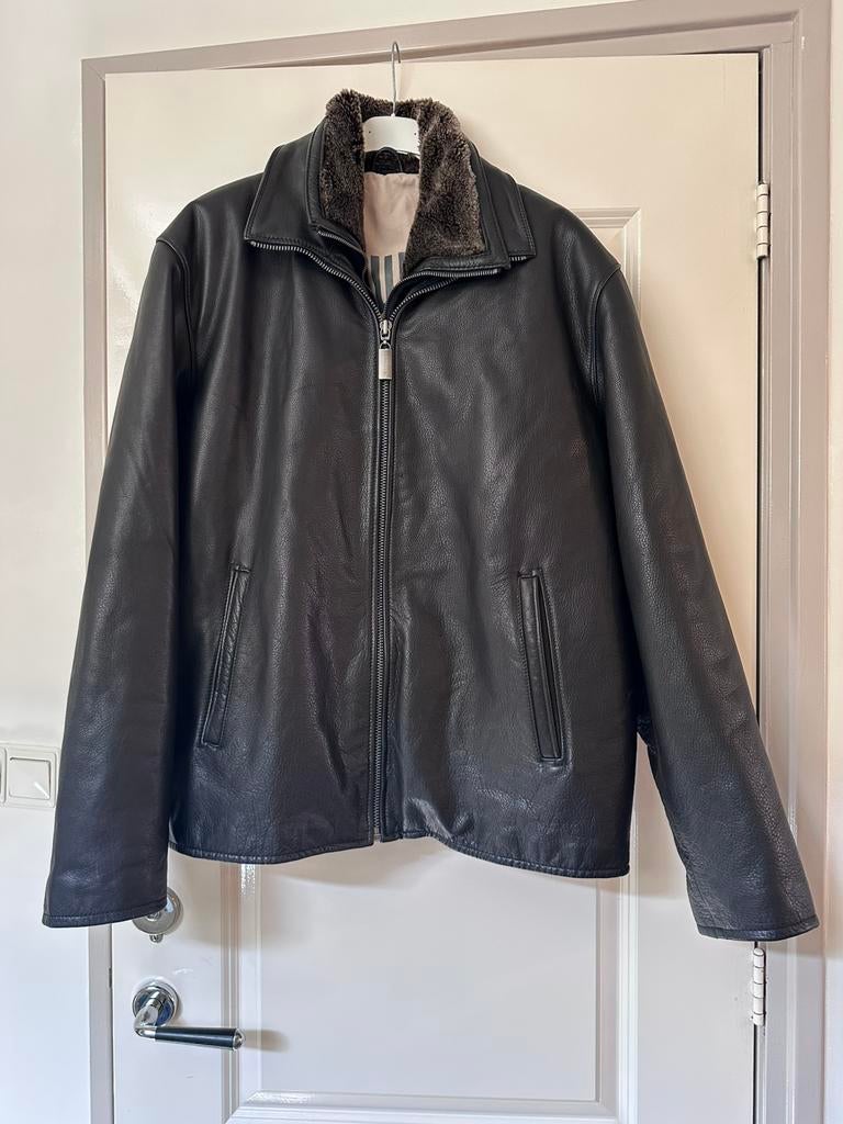 Porsche Design Driver’s Selection leren jas (maat L), Kleding | Heren, Ophalen of Verzenden, Zo goed als nieuw, Maat 52/54 (L)