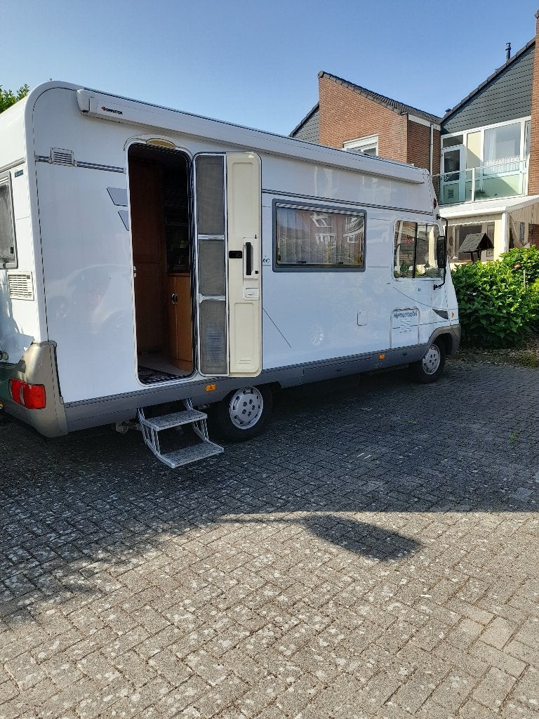 Camper Hymer 544, Caravans en Kamperen, Campers, Integraal, Ringverwarming, Fiat, Gaslek-detector