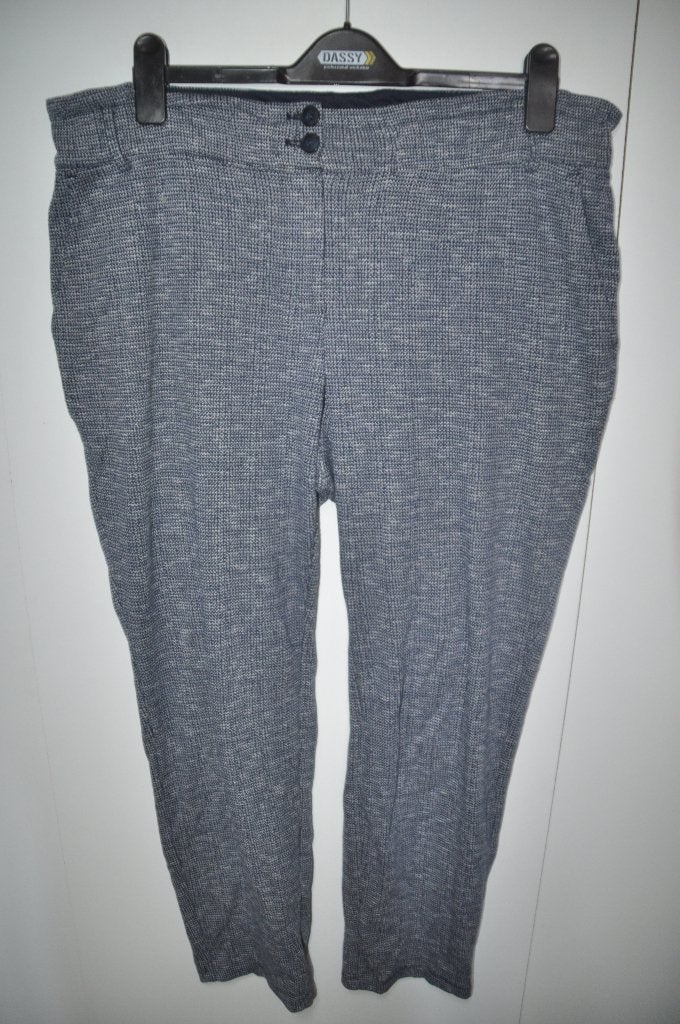 Lp109 Cecil Broek Blauw wit maat L, Maat 38/40 (M), Blauw, Ophalen of Verzenden, Zo goed als nieuw
