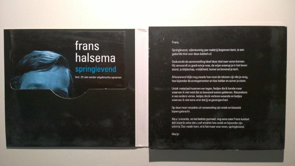 Frans Halsema - Springlevend, Ophalen of Verzenden, Zo goed als nieuw, Pop, Album