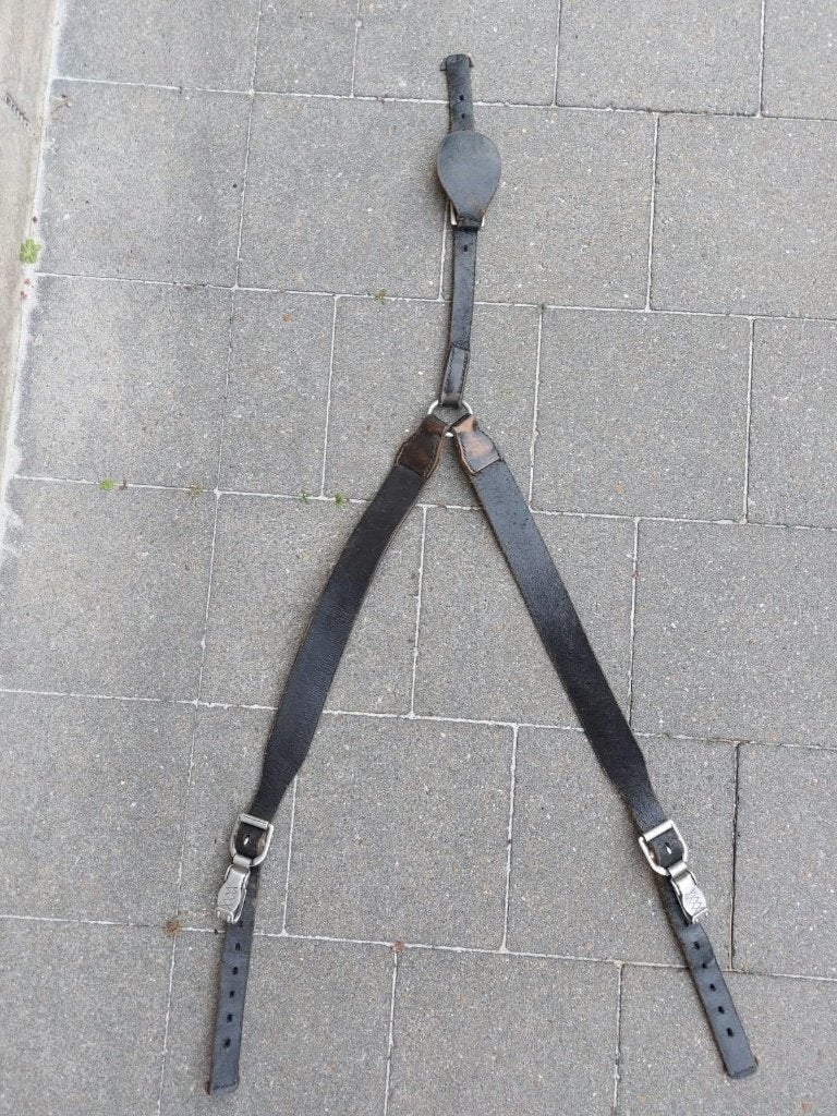 Zwitserse WO2 Y-riem, Ophalen of Verzenden, Landmacht, Overige gebieden, Kleding of Schoenen