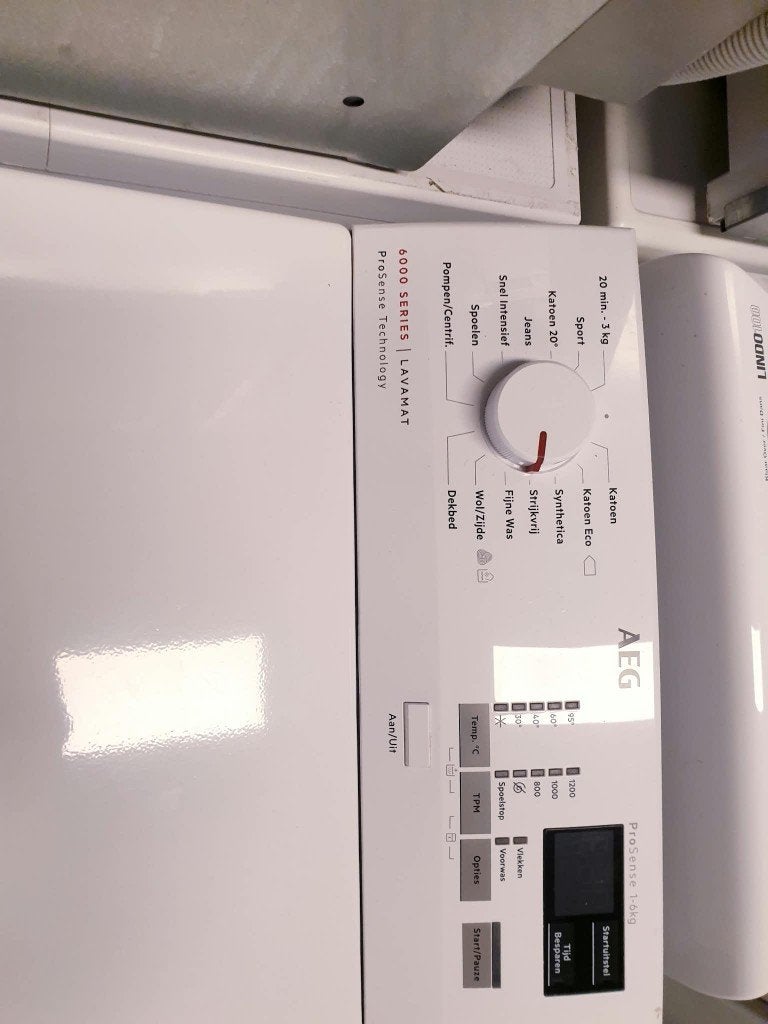 wasmachine bovenlader AEG 6KG 6000Series INC GARANTIE, Minder dan 85 cm, 4 tot 6 kg, Bovenlader, Ophalen of Verzenden