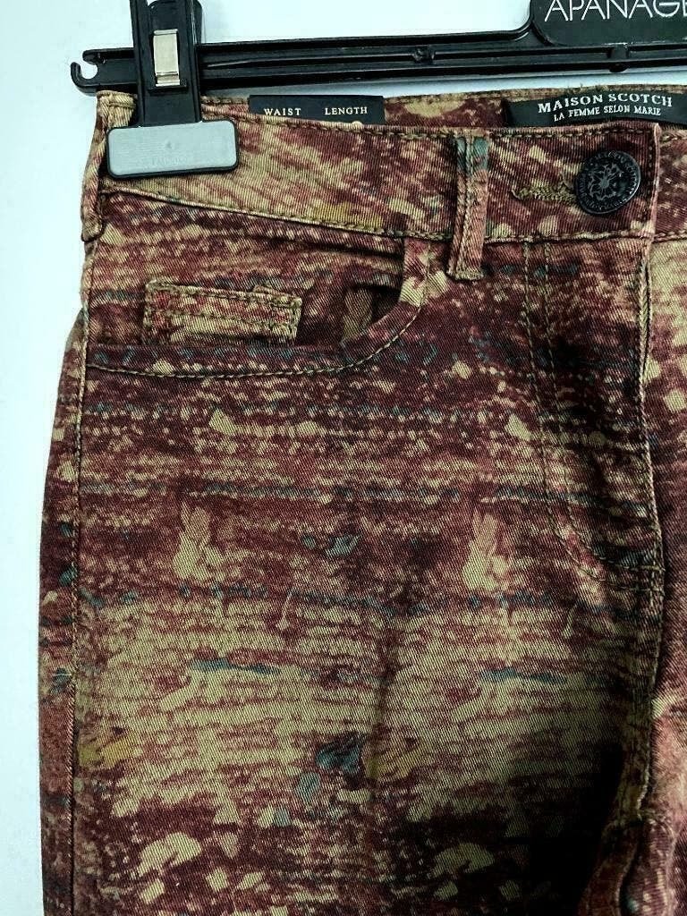 F244 Nieuw Maison Scotch: maat W25/L32=XS=34 jeans skinny, Overige kleuren, Nieuw, W27 (confectie 34) of kleiner, Maison Scotch