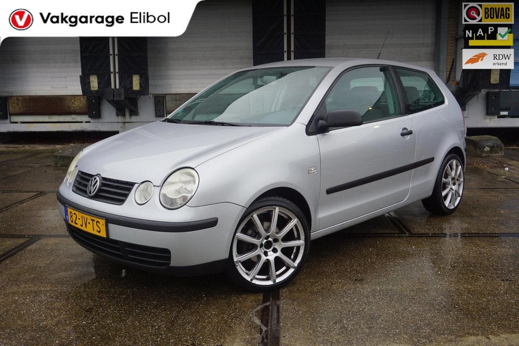 Volkswagen Polo 1.2, Auto's, Voorwielaandrijving, 970 kg, Stof, Zwart