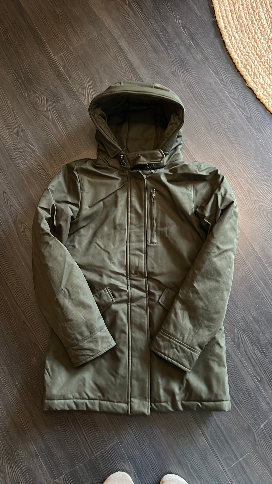 Groene winterjas van Geisha, Geisha, Meisje, Ophalen of Verzenden, Zo goed als nieuw