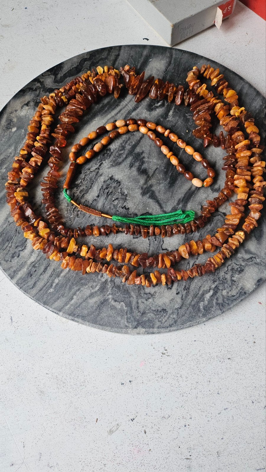 Barnsteen Gebedsketting - Natuurlijke Amber Kralen, Sieraden, Tassen en Uiterlijk, Overige materialen, Bruin, Verzenden, Met bedels of kralen
