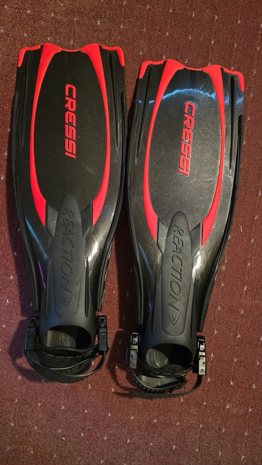 Cressi Reaction Duikvliezen, Watersport en Boten, Ophalen, Zo goed als nieuw, Zwem- of Duikvliezen