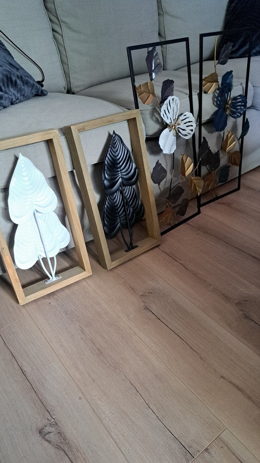4 stuks metalen wanddecoraties, Ophalen, Nieuw, Metaal, Decoratieobject