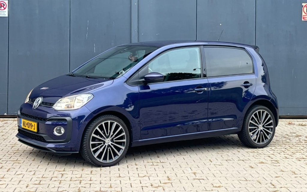 Unieke VW Up! 1.0 TSI 90 pk High Up! – Zeer compleet, Voorwielaandrijving, Dealer onderhouden, Leder en Stof, 23 km/l