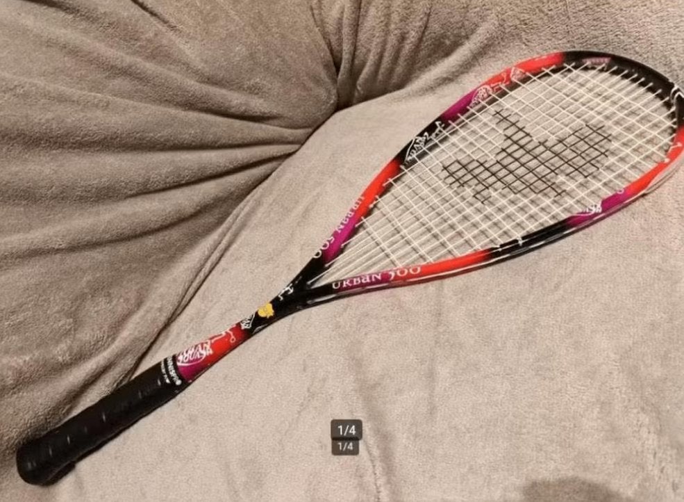 Saxon urban 500 squash squashracket, nieuwe grip, Gebruikt, Ophalen of Verzenden, Racket