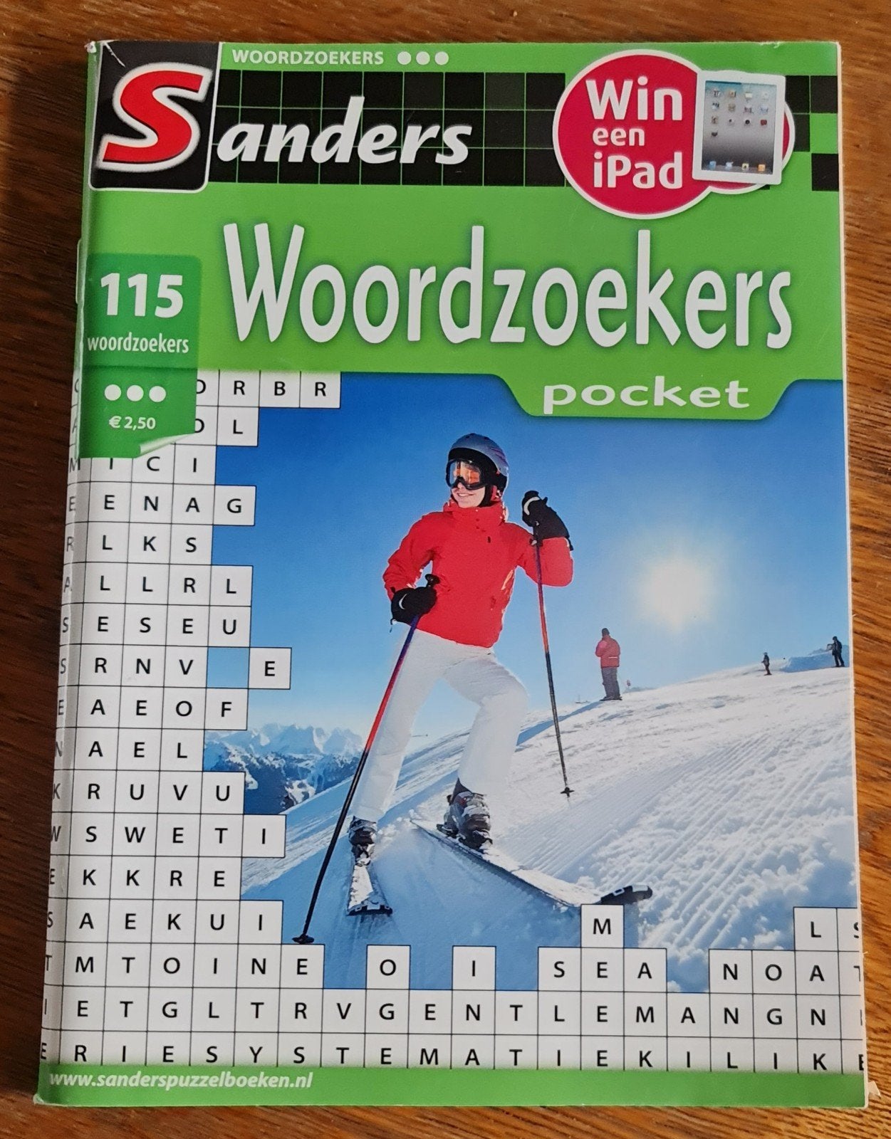 Sanders Woordzoekers nr.115, Ophalen of Verzenden, Zo goed als nieuw, Puzzelboek