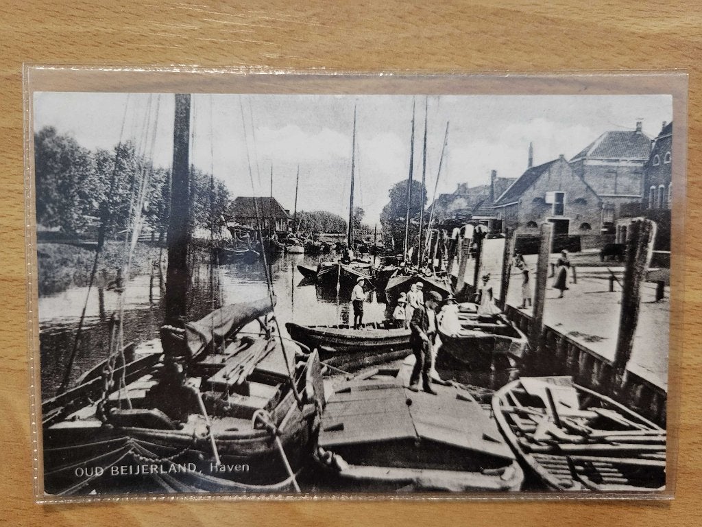 ansicht OUD BEIJERLAND Haven, Verzamelen, Ophalen of Verzenden, Voor 1920, Zuid-Holland