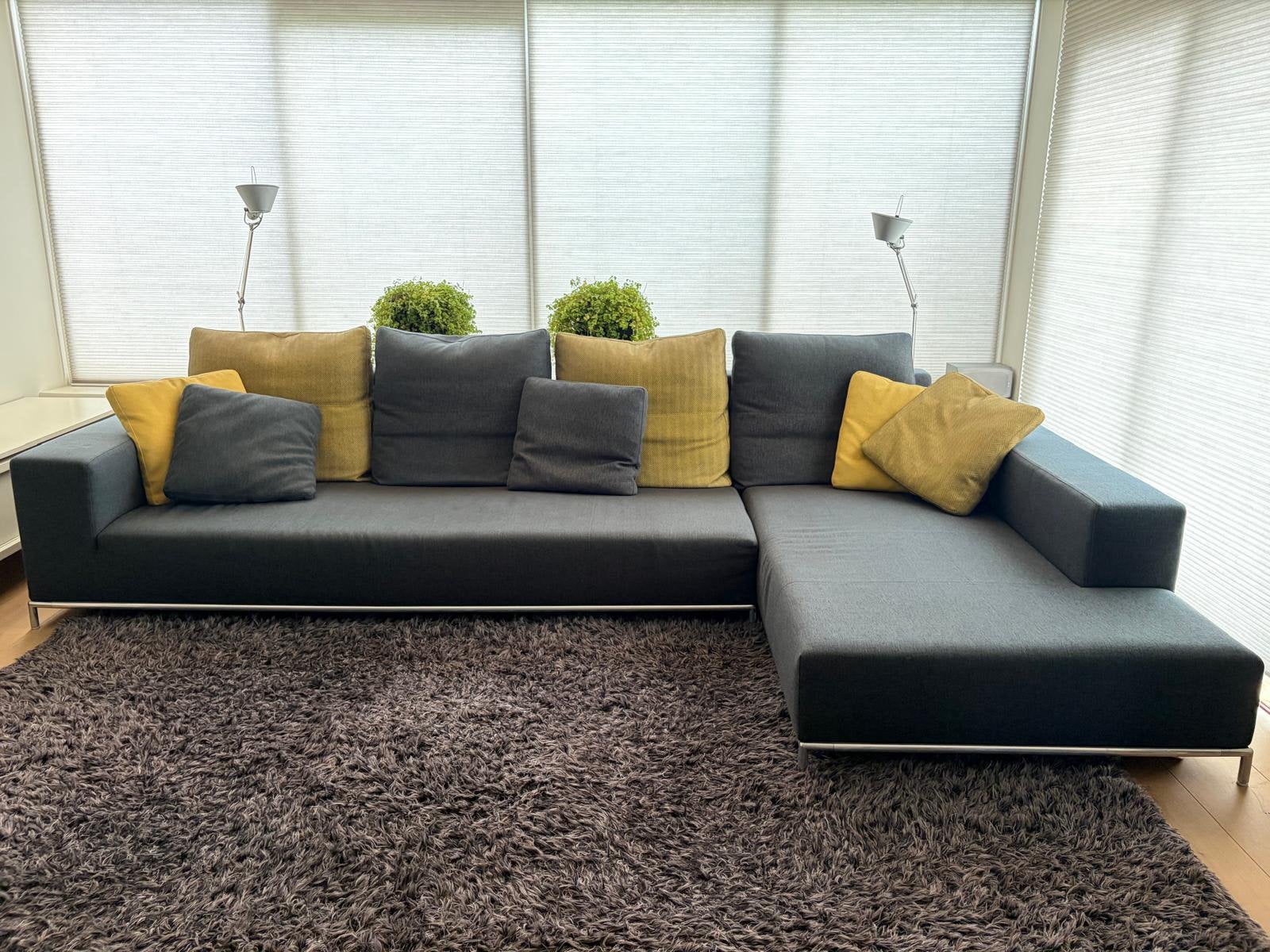 B&B bank met chaise longue, Huis en Inrichting, Ophalen, Gebruikt, 300 cm of meer, 75 tot 100 cm
