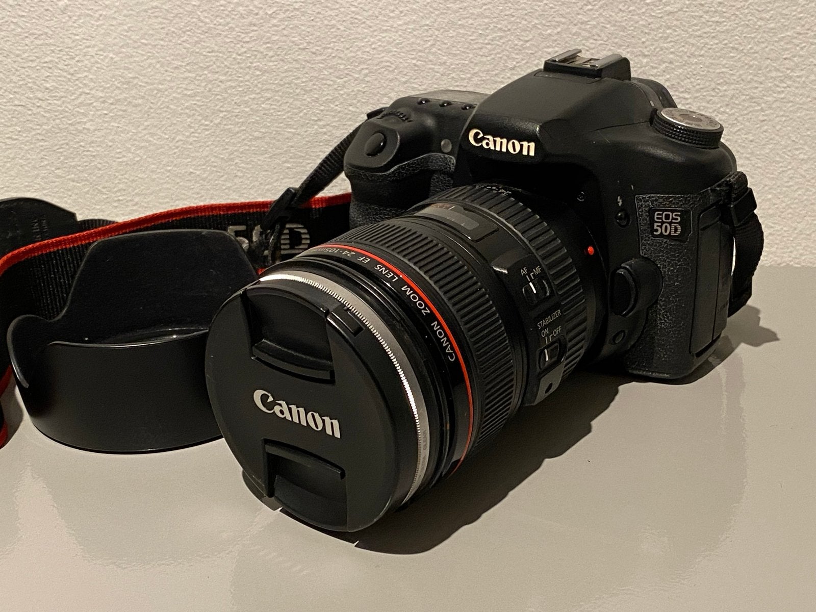 Canon EOS 50D met Canon EF 24-105mm f/4L IS USM en 28-105mm, Audio, Tv en Foto, Fotografie | Lenzen en Objectieven, Gebruikt, Canon