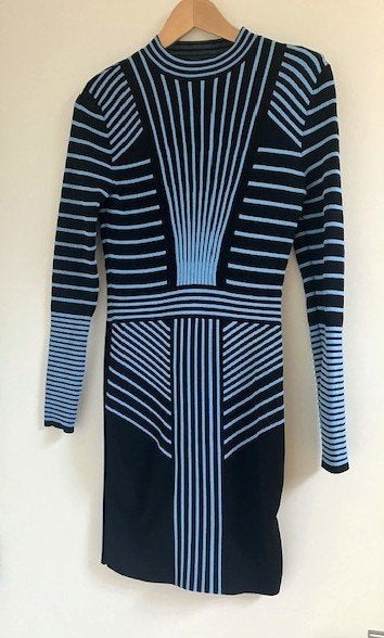 Gave jurk Nikkie x Kate Moss maat 36, Zwart, Ophalen of Verzenden, Zo goed als nieuw, Nikkie