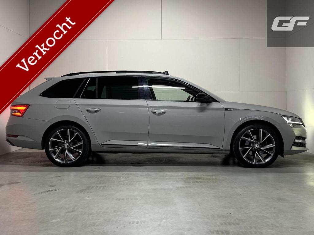 Skoda Superb Combi 1.4 TSI iV Sportline Pano Canton Camera T, Auto's, Skoda, Gebruikt, 4 cilinders, Met garantie (alle), Hybride Elektrisch/Benzine