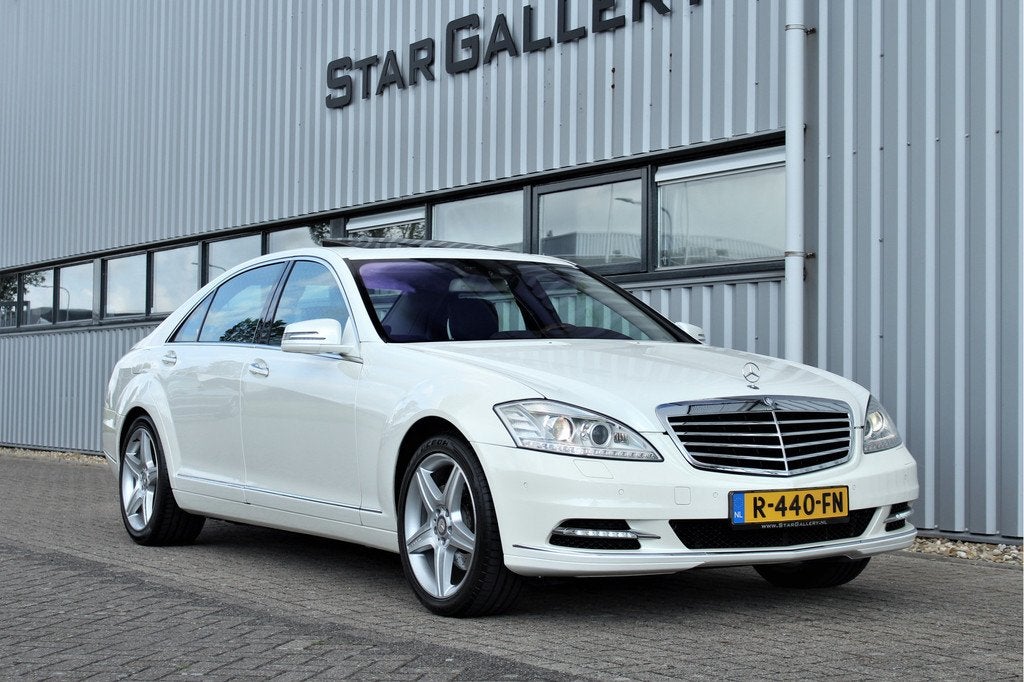 Mercedes-Benz S-Klasse S 400 HYBRID Lang Youngtimer BTW auto, Auto's, Mercedes-Benz, Euro 5, Achterwielaandrijving, Gebruikt, Zwart