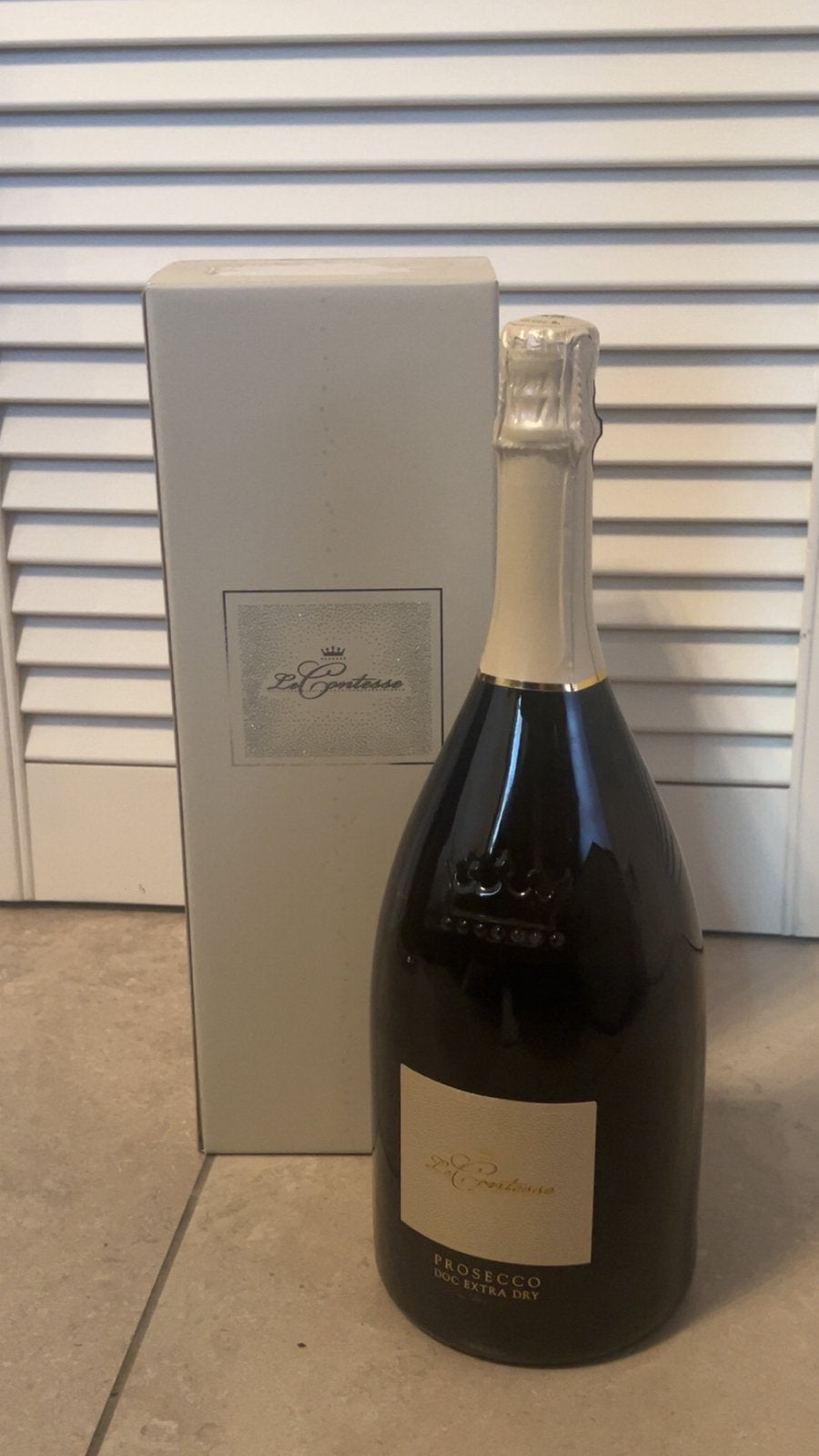 Le Contesse Prosecco Extra Dry 1,5L, Verzamelen, Wijnen, Ophalen, Zo goed als nieuw, Italië, Overige typen