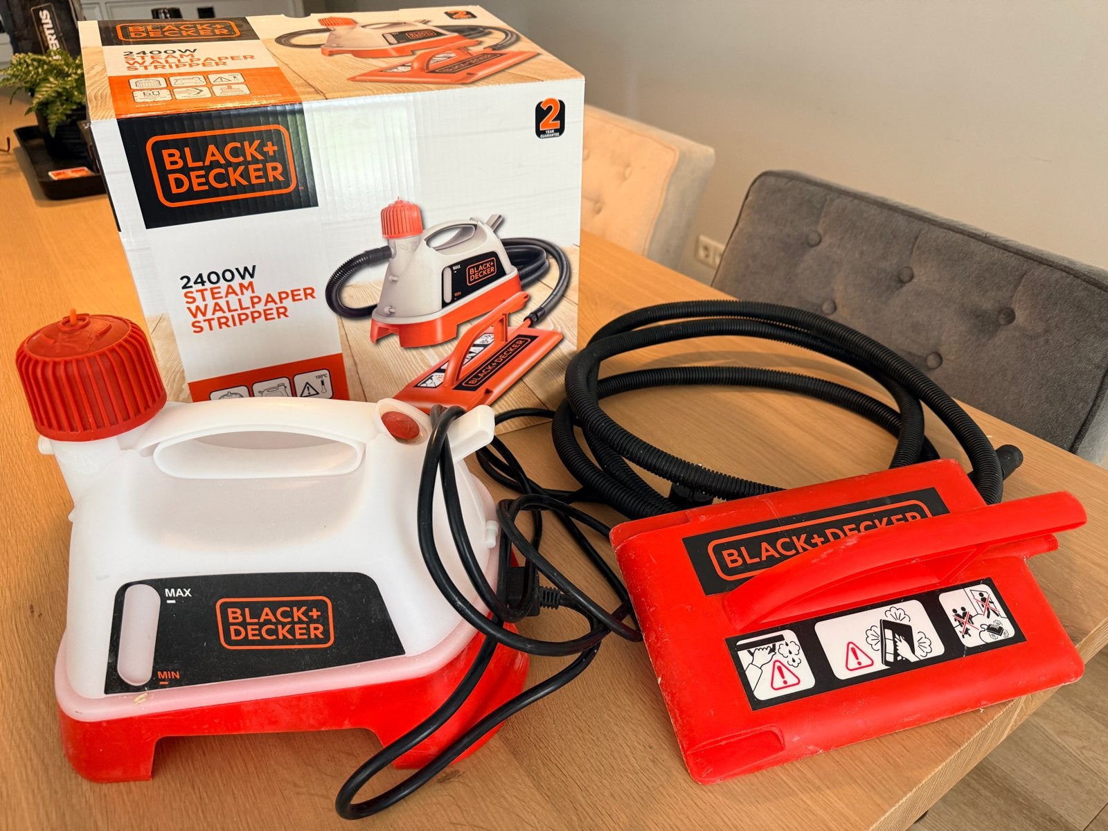 Black+Decker 2400W Stoom Behangafstomer, Doe-het-zelf en Verbouw, Ophalen, Zo goed als nieuw, Overige typen