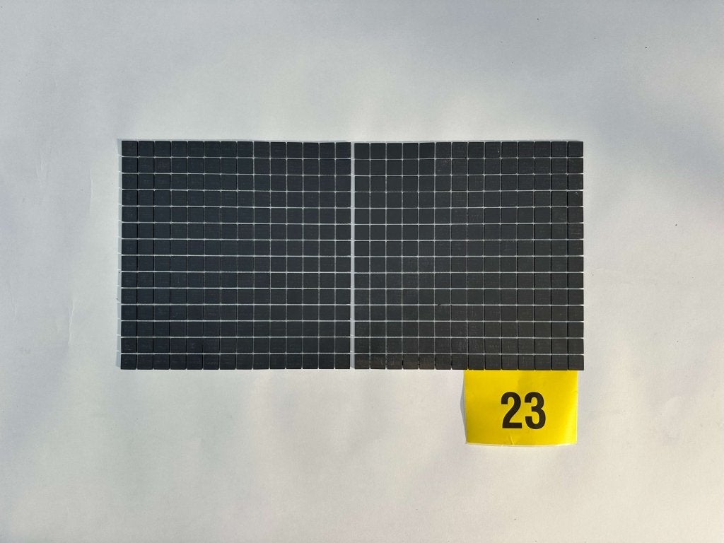 Zwarte, mozaïek tegels 30x30cm – ± 5,98 m² – restpartij, Doe-het-zelf en Verbouw, Tegels, Ophalen, Nieuw, 5 tot 10 m², 20 tot 40 cm