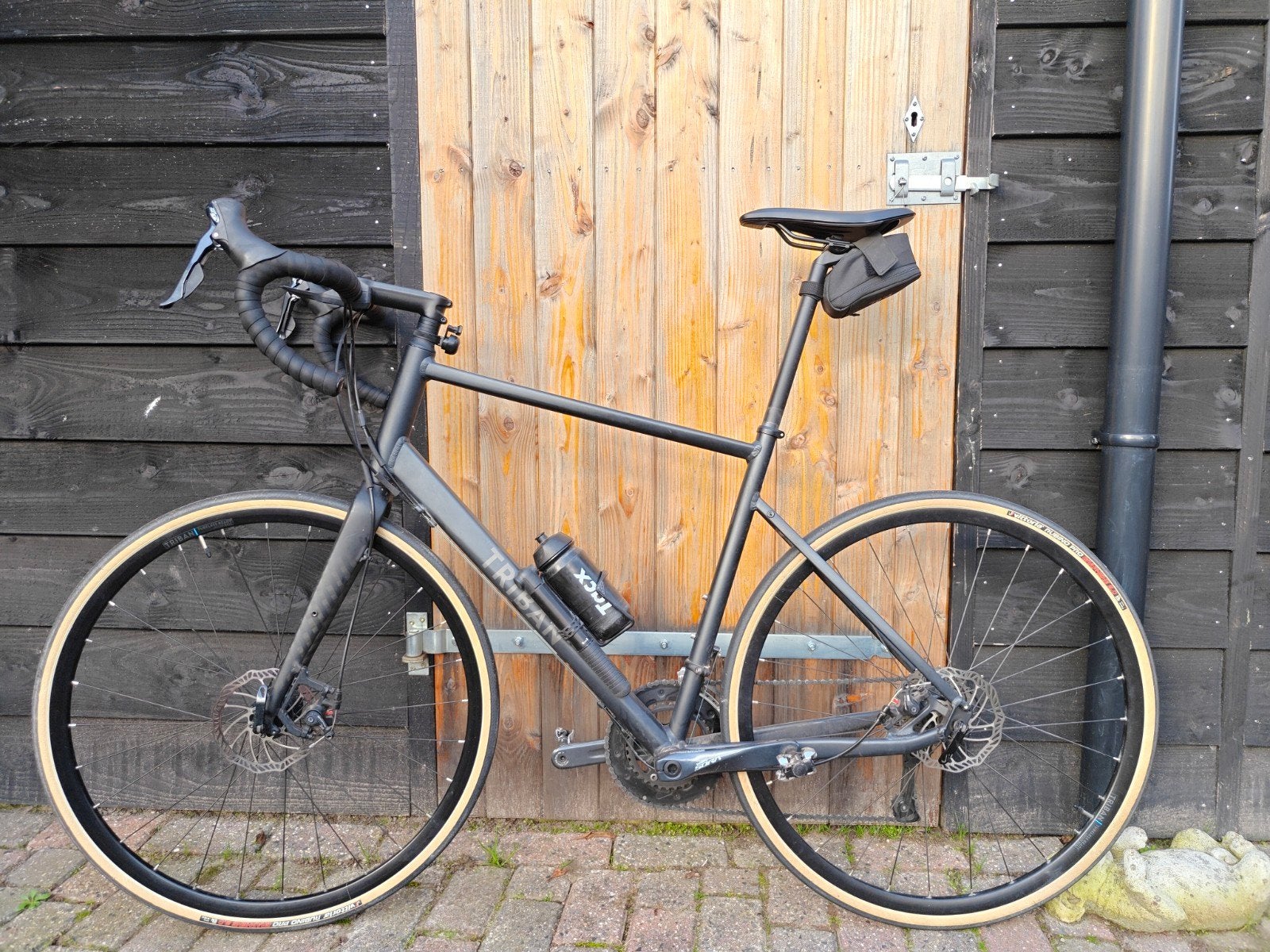 Triban rc500 XL Endurance bike met ruimte voor gravelbanden, Fietsen en Brommers, 28 inch, Aluminium, Zo goed als nieuw, 61 tot 65 cm